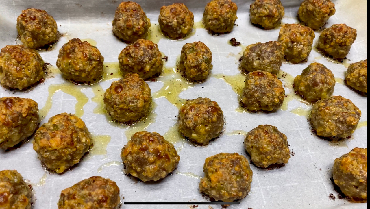SPICY SAUSAGE MEATBALLS