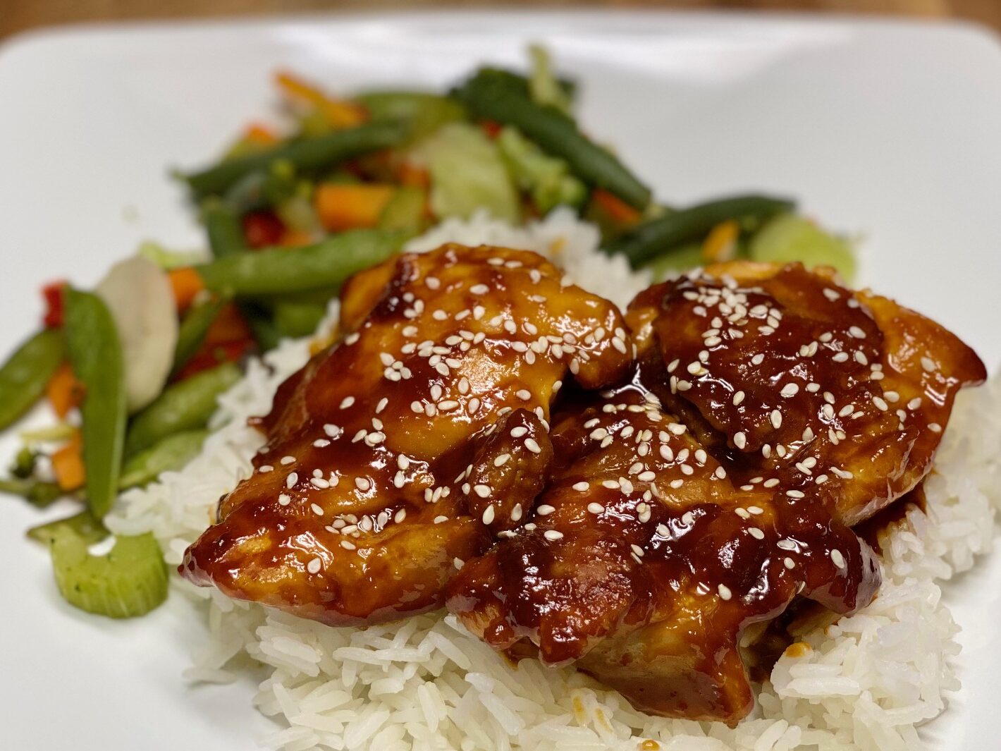 SWEET AND SPICY SESAME CHICKEN