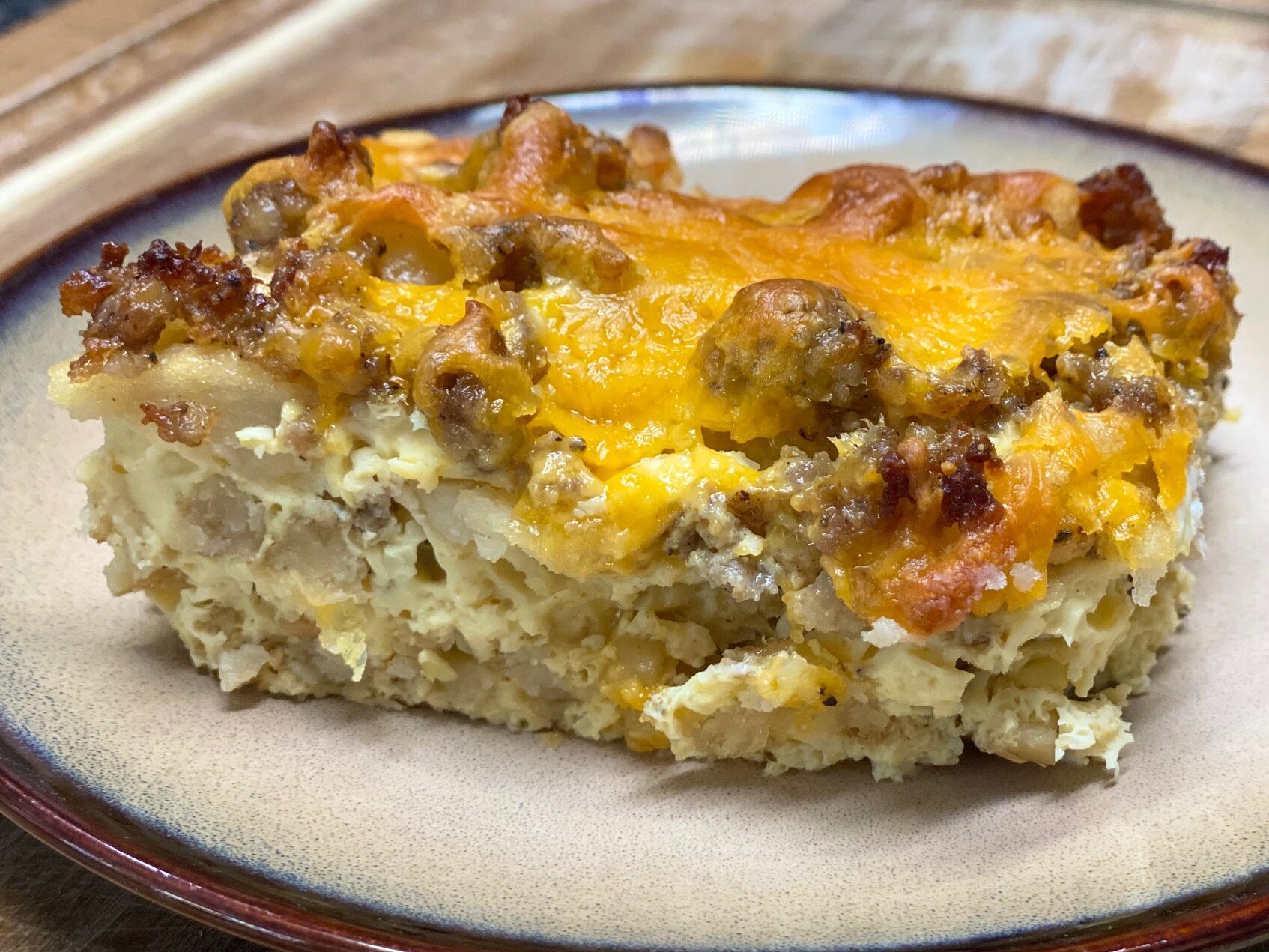 BREAKFAST CASSEROLE WITH WAFFLE FRIES