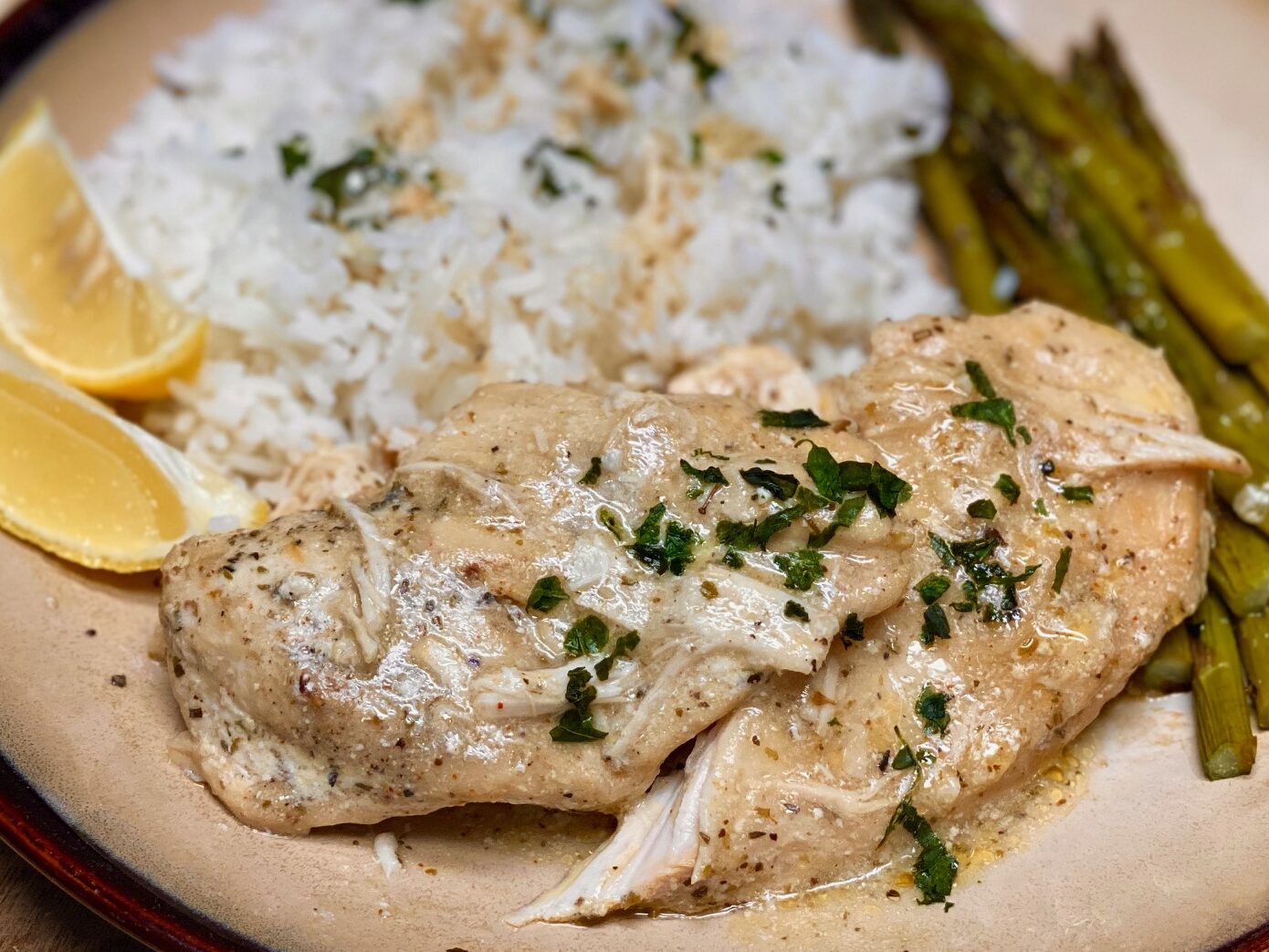 CREAMY LEMON GARLIC BUTTER CHICKEN RECIPE