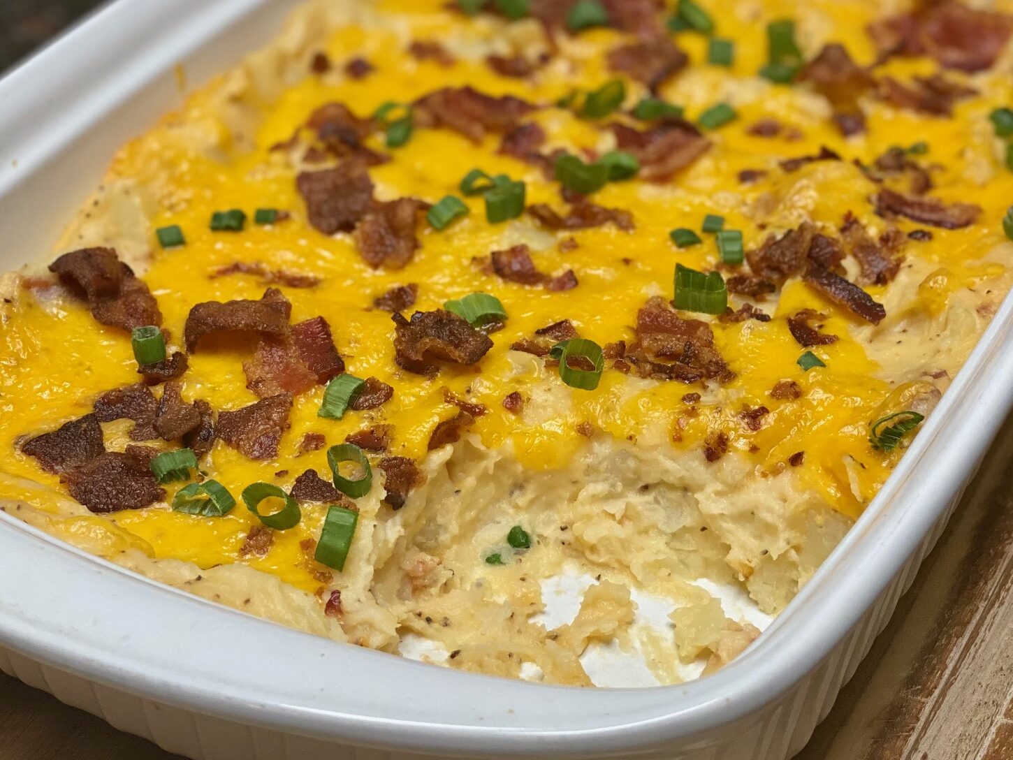 LOADED BAKED POTATO CASSEROLE