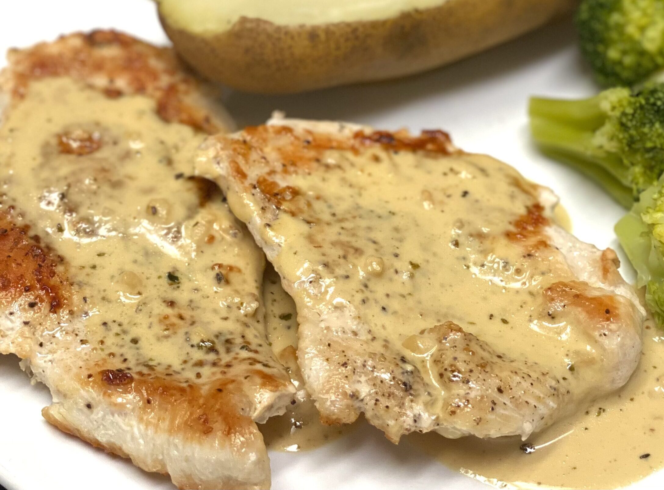 Chicken with Mustard Cream Sauce